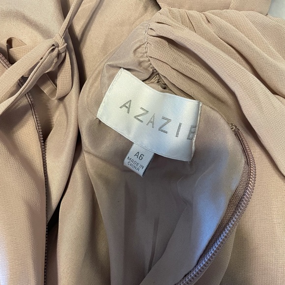 Taupe AZAZIE AAIDA Bridesmaid Dress - Picture 13 of 15